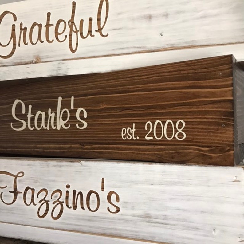 Wedding Decor Gift Rustic Home Decor Personalized Wood Planter Box
