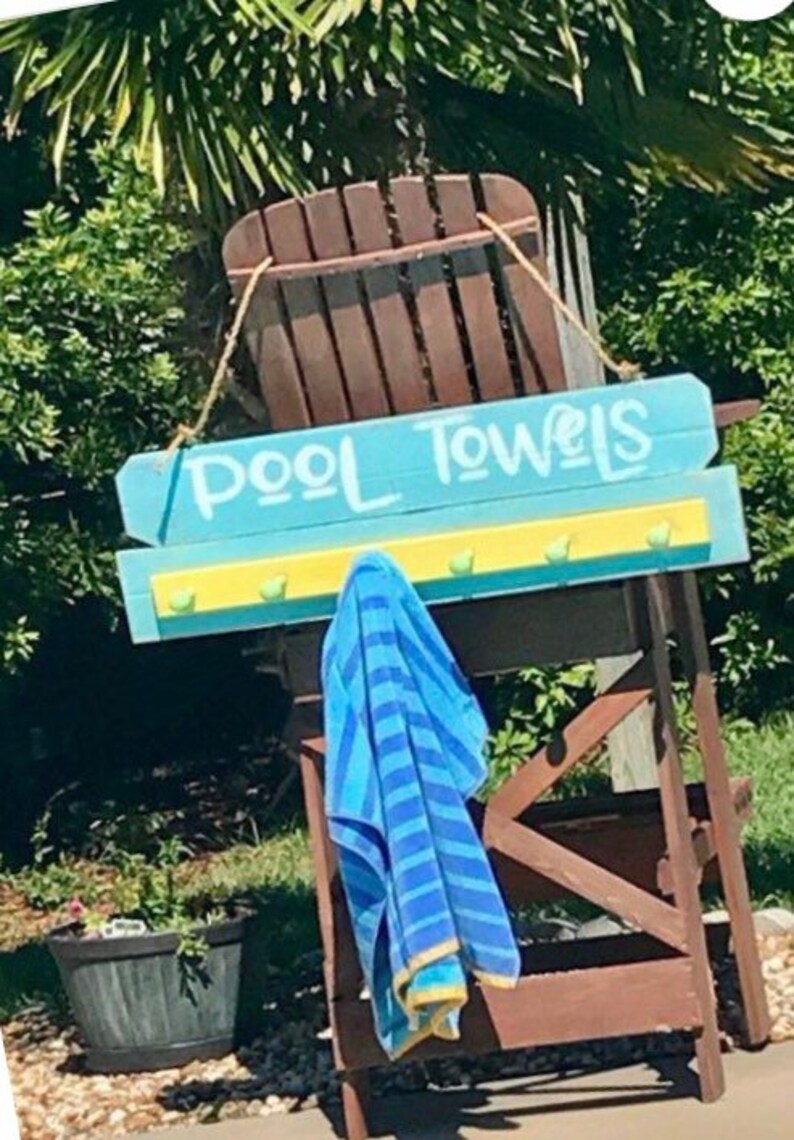 Beach Decor Beach Towel Rack Beach Towel Hooks Beach Towel Etsy