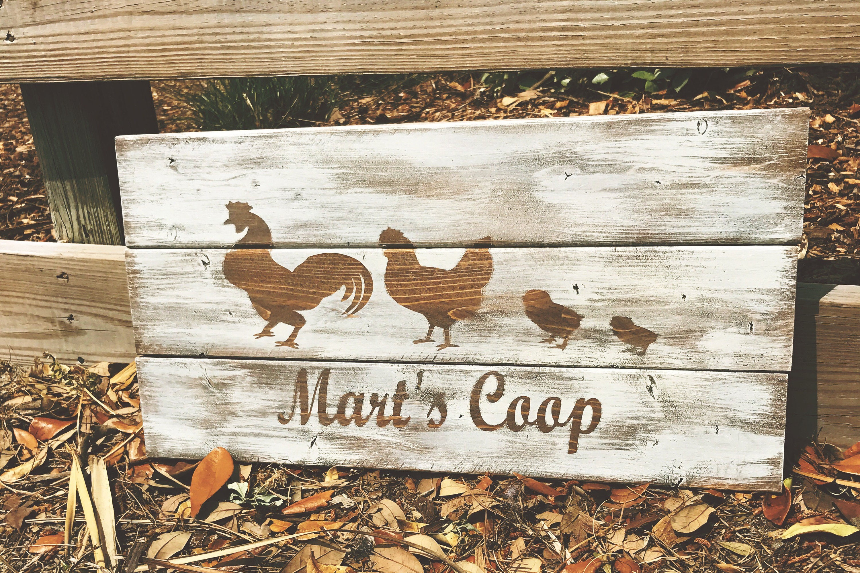 Personalized Farm Sign Chicken Sign Chicken Coop Sign Last Etsy