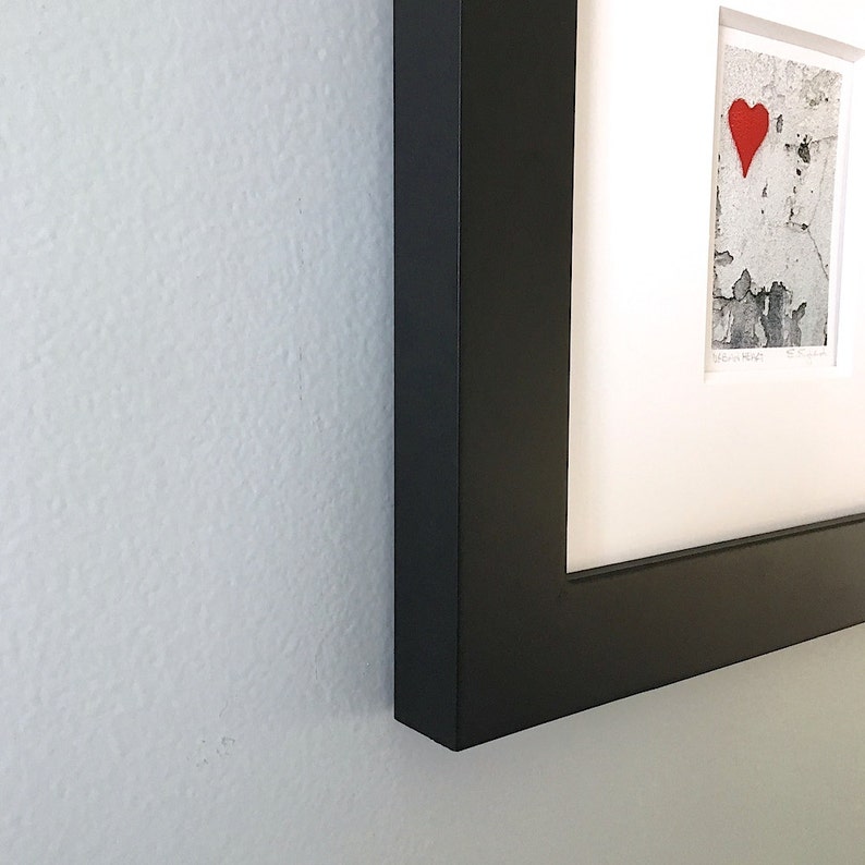 Small Framed Art Framed Heart Print Framed Photography Etsy