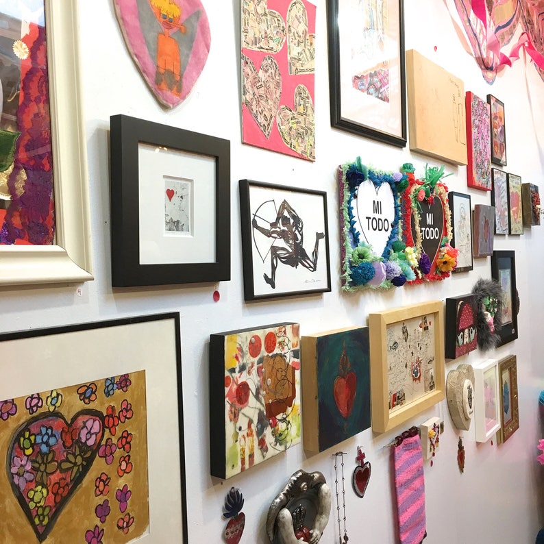 Small Framed Art Framed Heart Print Framed Photography Etsy