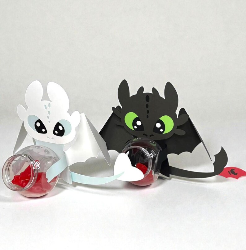 Toothless & Lightfury SVG Bundle: Dragon Party Decor Cut Files How to ...
