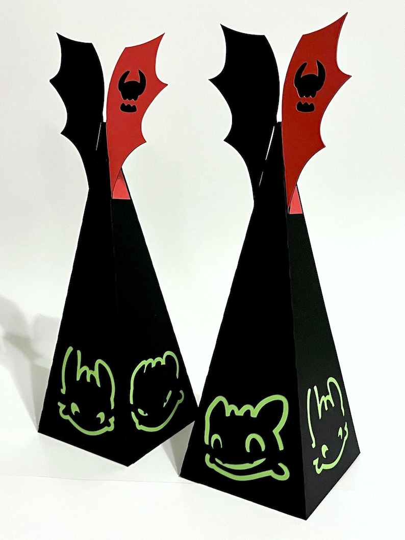 Toothless Candy Box & Cupcake Toppers SVG Bundle How to Train Your ...