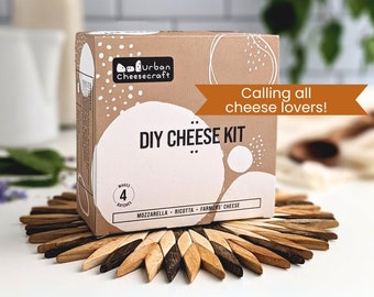 DIY CHEESE MAKING KiT, Date Night Activity, Cooking Experience for Adults, Gift for Couple, Fun for Cheese Lovers, Mozzarella for Beginners