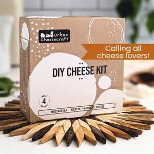 DIY CHEESE MAKING Kit, Date Night Activity, Cooking Experience for Adults, Gift for Couple, Fun for Cheese Lovers, Mozzarella for Beginners – adult craft kit