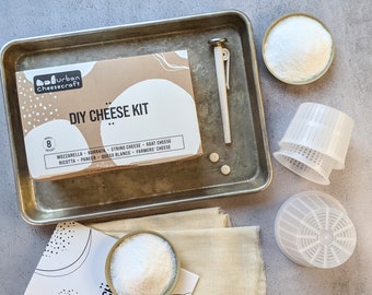 Internationale kaasmaakset Burrata Mozzarella String Cheese Geitenkaas Ricotta Paneer Vegetarisch Stremsel Beginner DIY Kaasmaken Cadeau