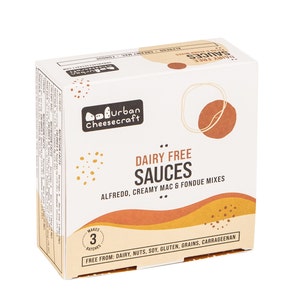 Vegan Cheese Sauce Kit: Alfredo, Fondue, Mac and Cheese - Gluten-Free