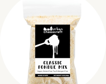 Classic Fondue Mix – Vegan, Gluten-Free, Dairy-Free Cheese Sauce Base