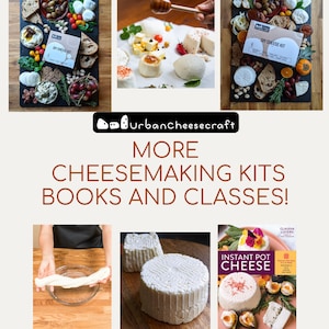 Mozzarella Making Kit, Ricotta Cheesemaking Kit, 1 Hour 4 Batches, Fun Gift for Cheese Lover, Date Night Cooking Activity, DIY Cheese Kit image 10