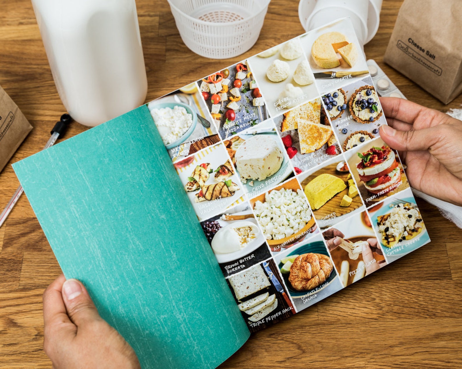 Cheese Kit & Book Bundle One Hour Cheese Book and Deluxe DIY Etsy
