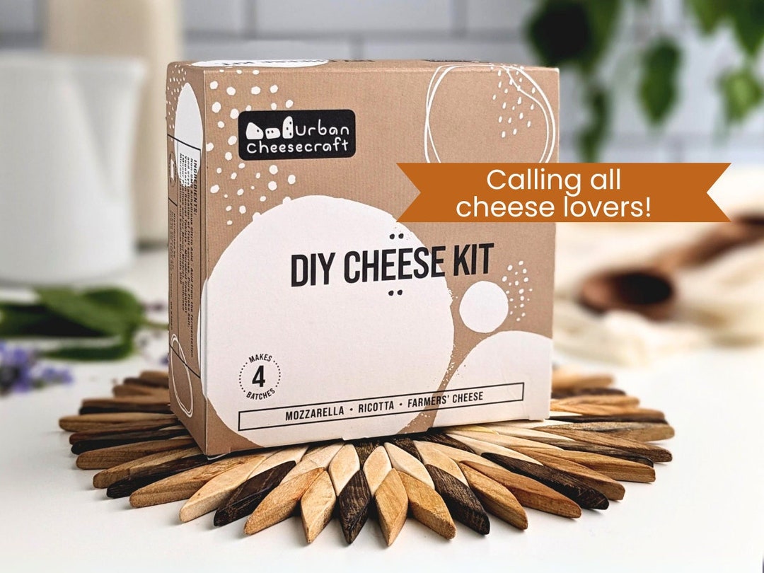 DIY CHEESE MAKING Kit, Date Night Activity, Cooking Experience for Adults, Gift for Couple, Fun