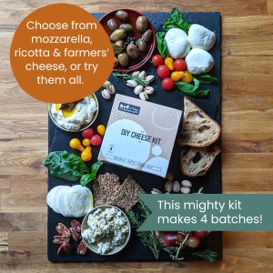 DIY Cheese Making Kit: Mozzarella, Ricotta, Farmers Cheese image 2