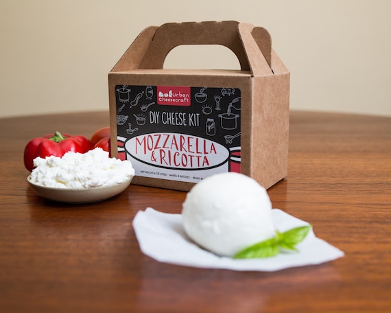 Mozzarella Ricotta Cheese Kit Cow Milk Etsy