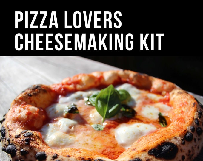 Gift for Pizza Lover, Make Mozzarella Ricotta, DIY Cheese Making Kit, Experience Gift for Cheese Lover, Family Pizza Night, Mozzarella Kit