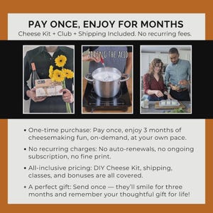 Deluxe Cheesemaking Kit: 8 DIY Cheeses for Beginners image 19