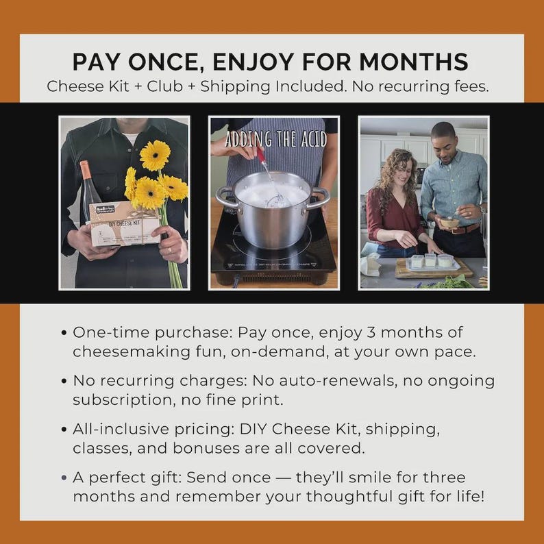 Deluxe Cheesemaking Kit: 8 DIY Cheeses for Beginners image 19