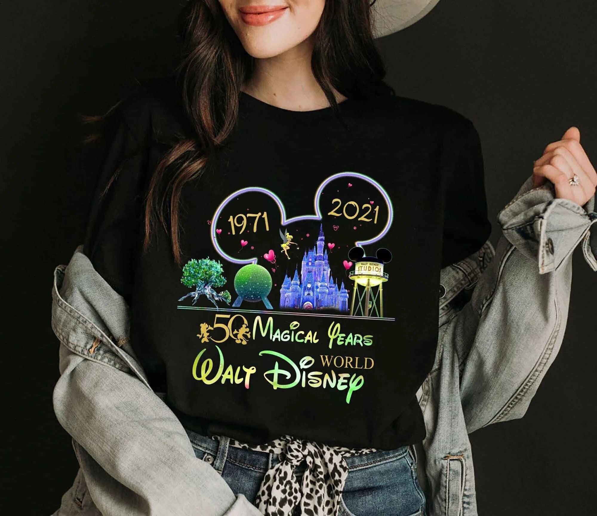 Mickey Ears Disney World 50th Anniversary Magic Years T-Shirt Mickey Ears Disney World 50th Anniversary Magic Years T-Shirt