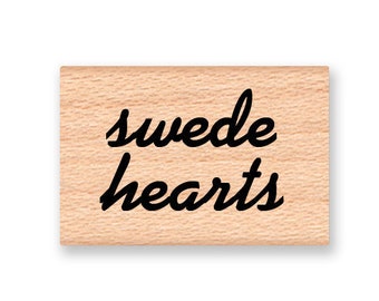swede hearts~Rubber Stamp~Scandinavian~Swedish Crafts~Valentine's Day~Love~ Wood Mounted Rubber Stamp by Mountainside Crafts (10-02)
