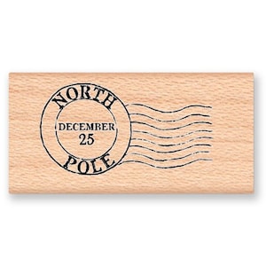 Cachet de la poste du PLE NORD ~ Sceau postal officiel ~ enveloppes postales ~ Vacances de Noël ~ Lettre du Père Noël ~ Fixé/S'autocollant (27-12 WB) (56-11CL)