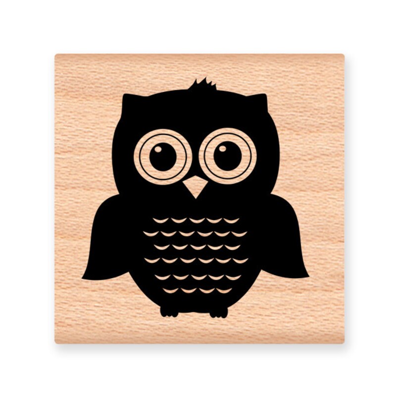 Cute Owl Stamp Owl Mn Stamp Kds Stamp Craft Stamp Craft Supples