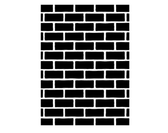 BRICK WALL Rubber Stamp~Bricks~Background Stamp~Brick Walkway~Brick Floor~Brick and Motar~Red Brick~Chimney~Cling Stamp (53-04)