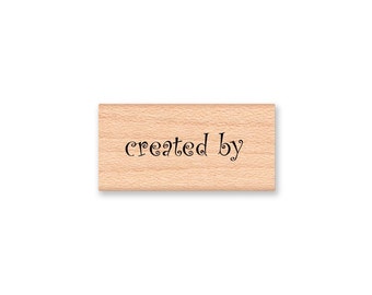 Wood Mounted Rubber Stamp CREATED BY mcrs 06-31