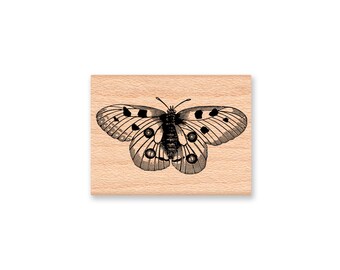 Large Cecropia Moth Rubber Stamp