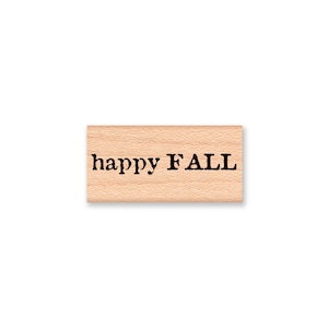 Feliz otoño ~ sello de goma ~ otoño ~ caída de hojas ~ temporada ~ festividad ~ creación de tarjetas ~ manualidades ~ montaje en madera ~ tarjeta DIY ~ manualidades de montaña (35-34)