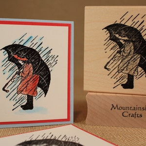 Sunny Studio Stamps Rainy Days Dies Umbrella Rain Boots Cutting Set