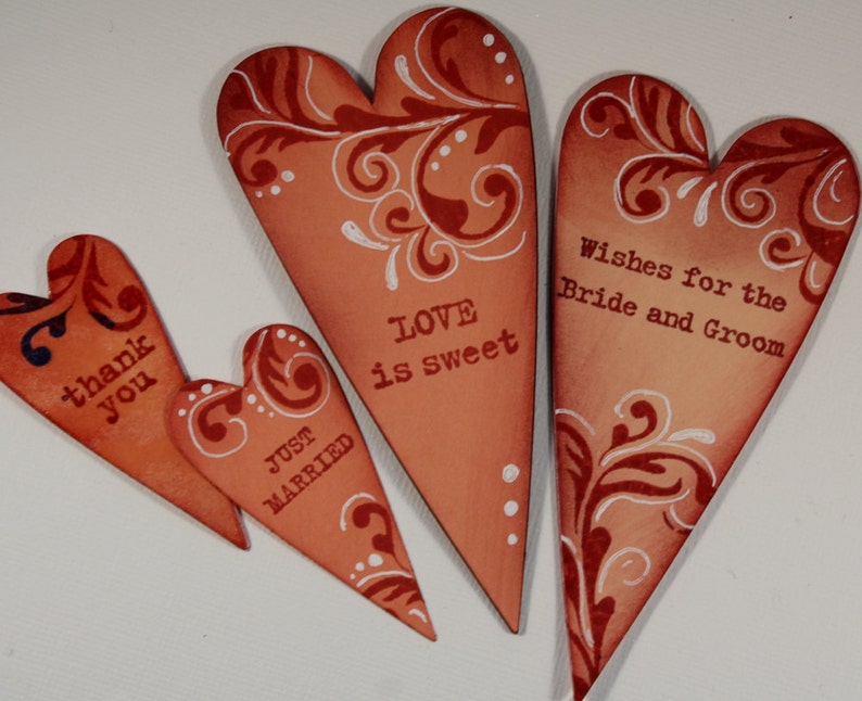 Wishes for the Bride and Groom Wood Mounted Rubber Stamp Etsy