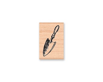 GARDEN TROWEL-Wood Mounted Rubber Stamp (27-11)