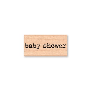 baby shower-Wood Mounted Rubber Stamp (mcrs 23-33)