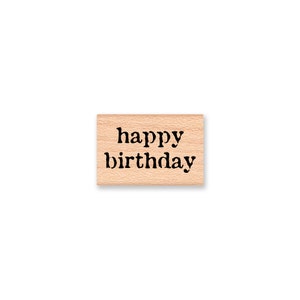 happy birthday Rubber Stamp~happy birthday DIY card making~Birthday Party Celebration~Wood mounted rubber stamp (14-31)