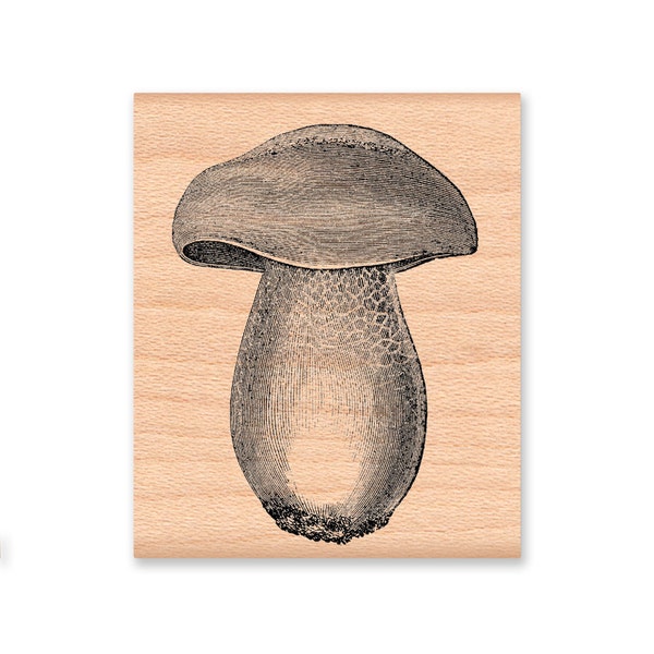 MUSHROOM RUBBER STAMP~Large or Small~Toadstool~Country~Wild Forest Woods~Fungi~Crafting Card Supplies~Mountainside Crafts (36-06L)(36-07S)