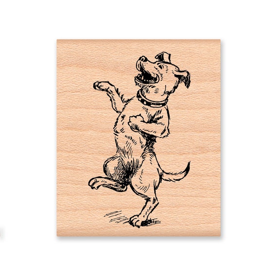 Little dog laughed to see such sport wood mounted rubber Etsy