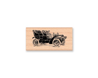 Vintage Car Rubber Stamp~Old Car Model T~ Old Fashioned Vintage Car~Wood Mounted Rubber Stamp from Mountainside Crafts (17-11)