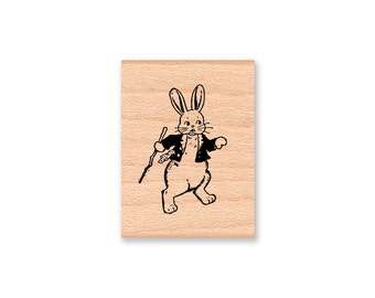 EASTER BUNNY - wood mounted rubber stamp(MCRS 19-29)