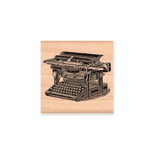 Buy VINTAGE TYPEWRITER STAMP Old Fashioned Retro Type Font Note