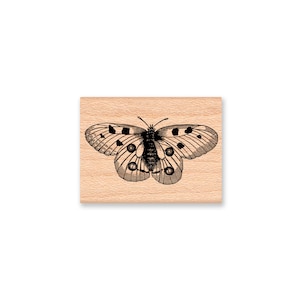 MOTH Rubber Stamp~Moths~Butterfly~Bug~Insect~Summer Nights~Night Light~Moth to Flame~Art Stamps by Mountainside Crafts~wood mounted (34-25)