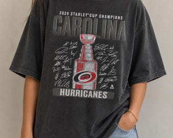 Carolina Hurricanes 2026 Stanley Cup Champions Shirt, Hurricanes Hockey Fan Tee, Carolina Hockey 2026 Champions  Comfort Colors®