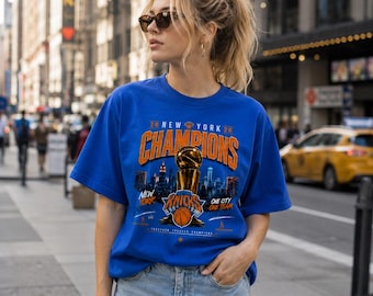 Vintage 90's New York Knicks Nutmeg T-shirt Men's Size Medium - Etsy