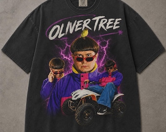 Oliver Tree Retro Vintage Comfort Colors® , Oliver Tree Retro 90s Shirt,Graphic Unisex Y2k Clothing,Oliver Tree Music Merch Tee