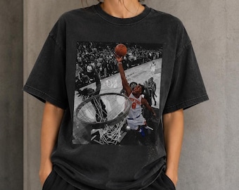Retro Basketball Player Shirt, Sports Graphic Tee, Comfort Colors Vintage T-Shirt