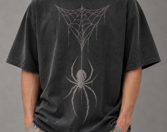 Vintage Spider Graphic Shirt, Comfort Colors Spider Tee, Retro Gym Pump Cover, Oversized Training Shirt, Hero Inspired Workout Shirt