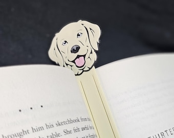 Golden Retriever Bookmark: Dog Lover Gift