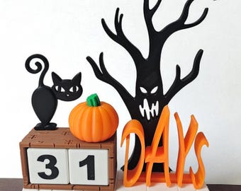 Spooky Halloween Countdown Calendar