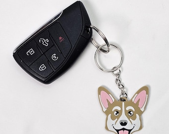 Corgi Keychain: Dog Lover Gift