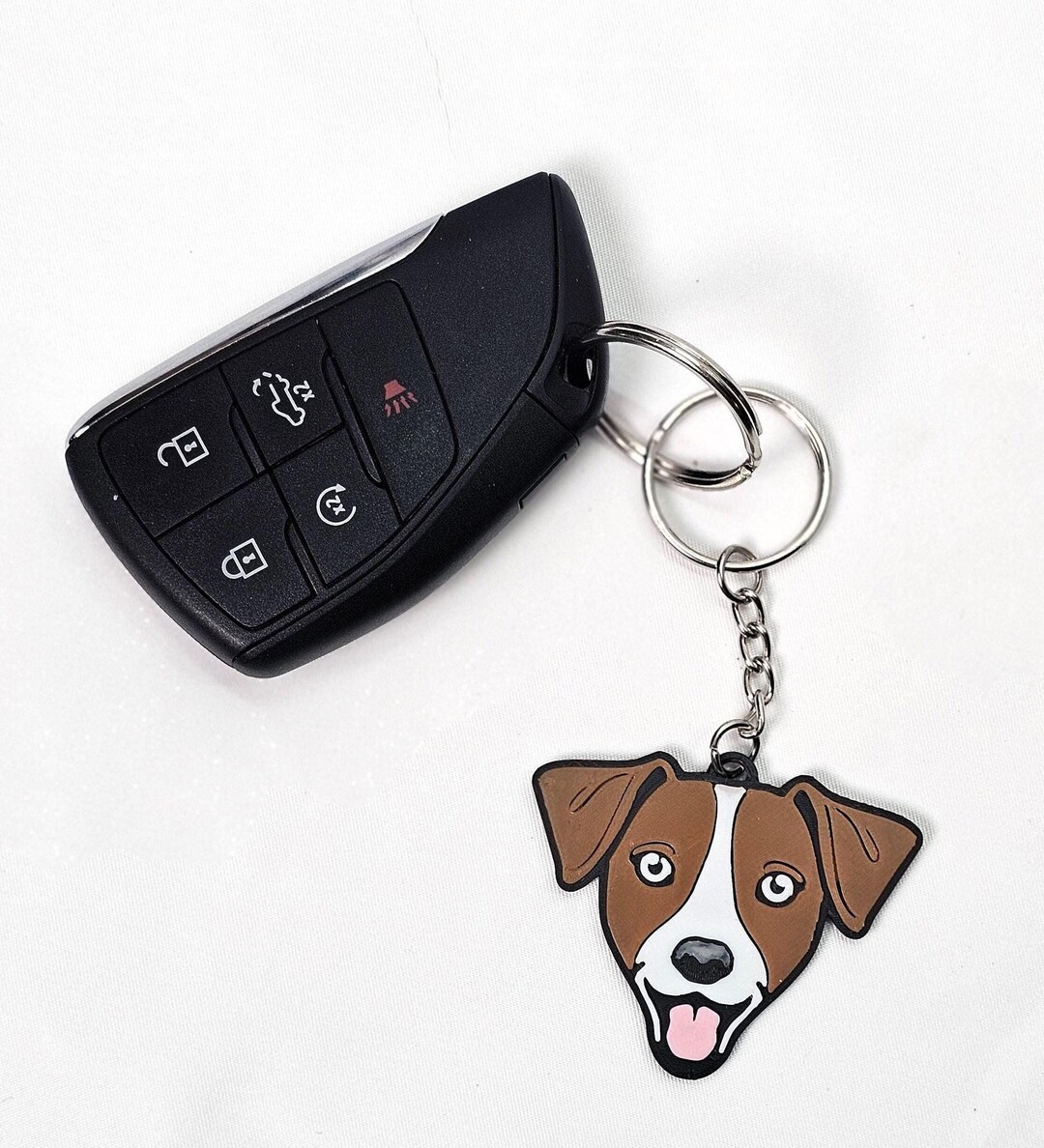 Jack Russell Keychain: Dog Lover Gift - Etsy