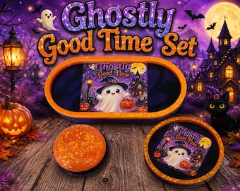 Resin Trinket Tray for Ghostly Good Time| Shimmery Mica | Diamond Painting Accessory/Made to Order