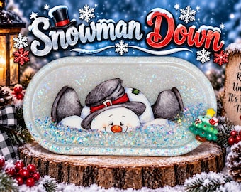 Premade Holiday Themed Trinket Trays